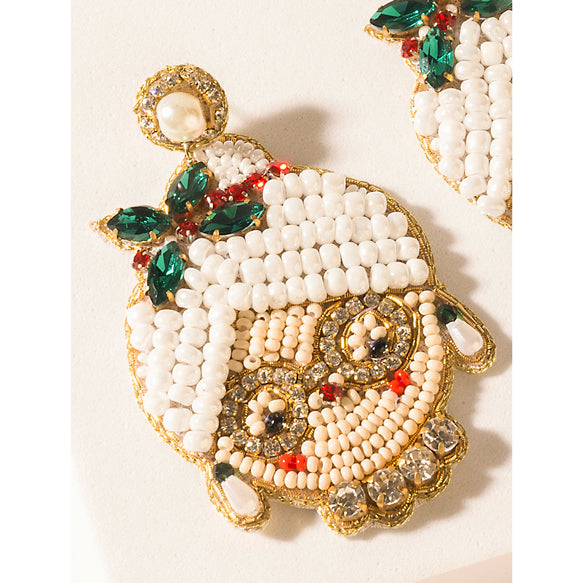Boucles d'oreilles Charm de Myra St. Nick en ivoire clair de lune