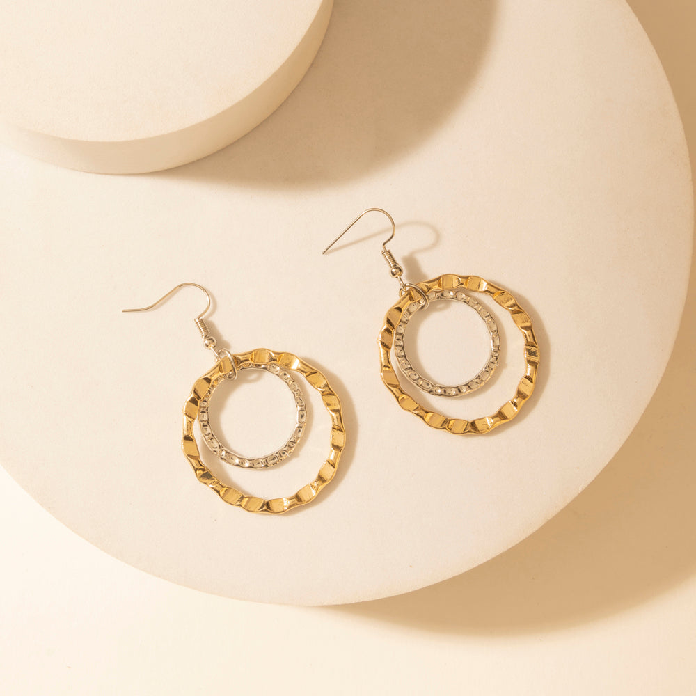Boucles d'oreilles Halo Myra High Plains bleu selle
