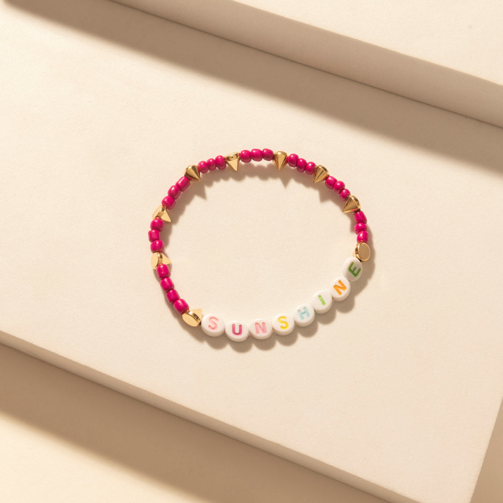 Bracelet Myra Wildflower Sunshine Stack Rose Carnaval