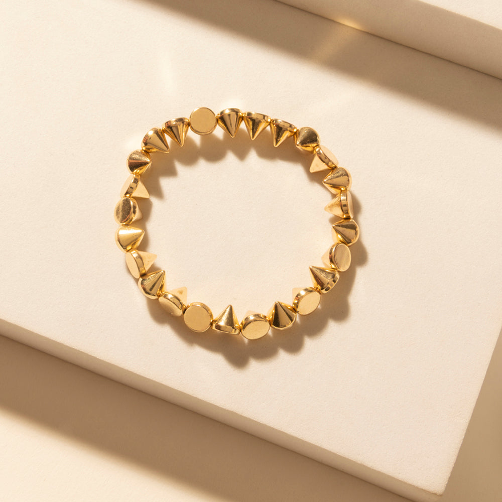 Bracelet Myra Gilded Lasso empilable en bleu Arena