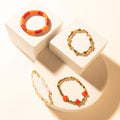 Bracelet jonc Myra Sunset Aire Flamme dorée