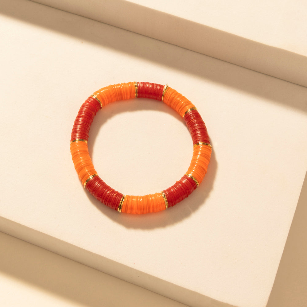 Bracelet jonc Myra Sunset Aire Flamme dorée