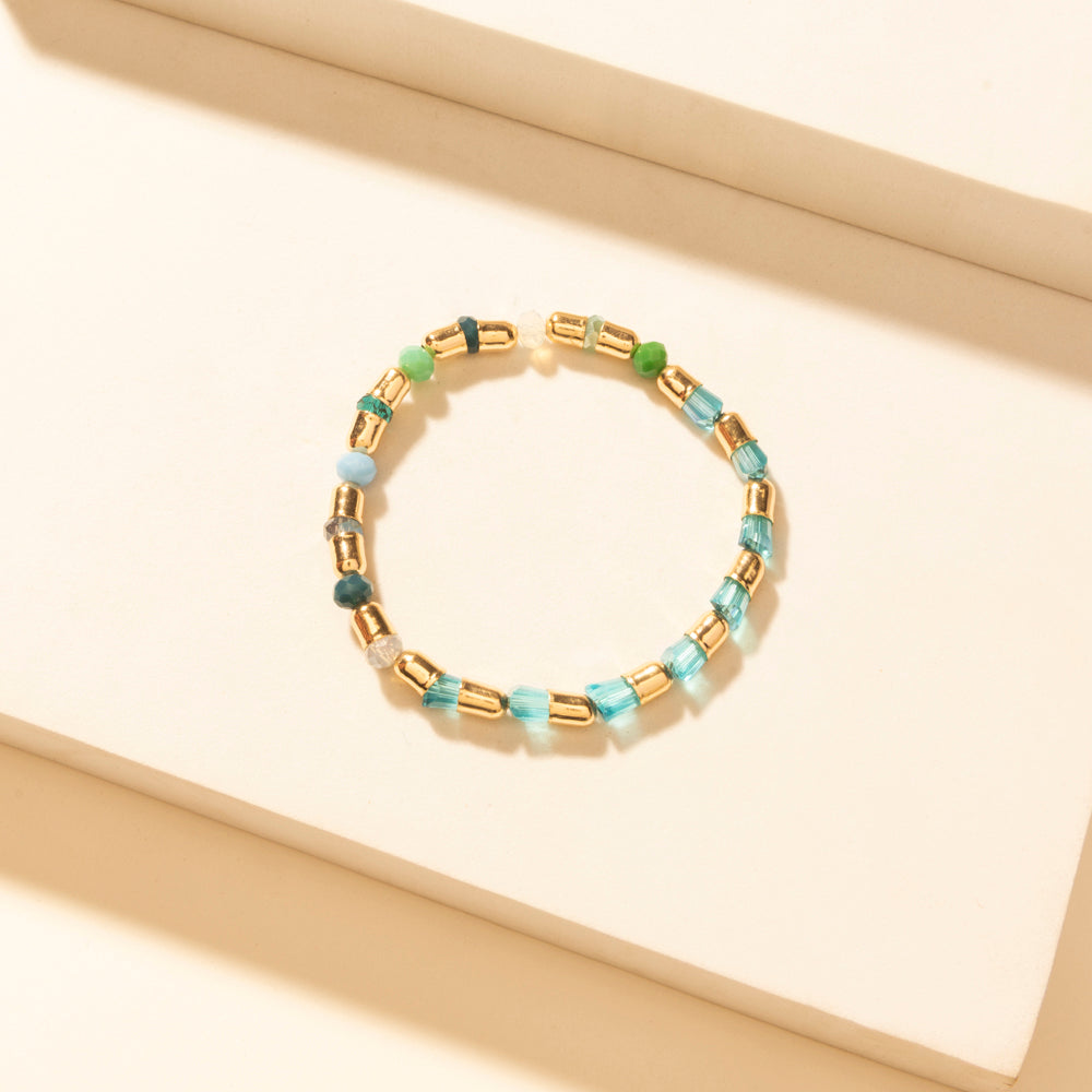 Bracelet Myra Bayou Heartline à empiler en verre lumineux