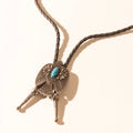 Bolo cravate Myra Mystic Skies en turquoise Mesa