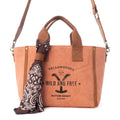 Sac bandoulière Yellowstone Echo Valley Amber avec foulard