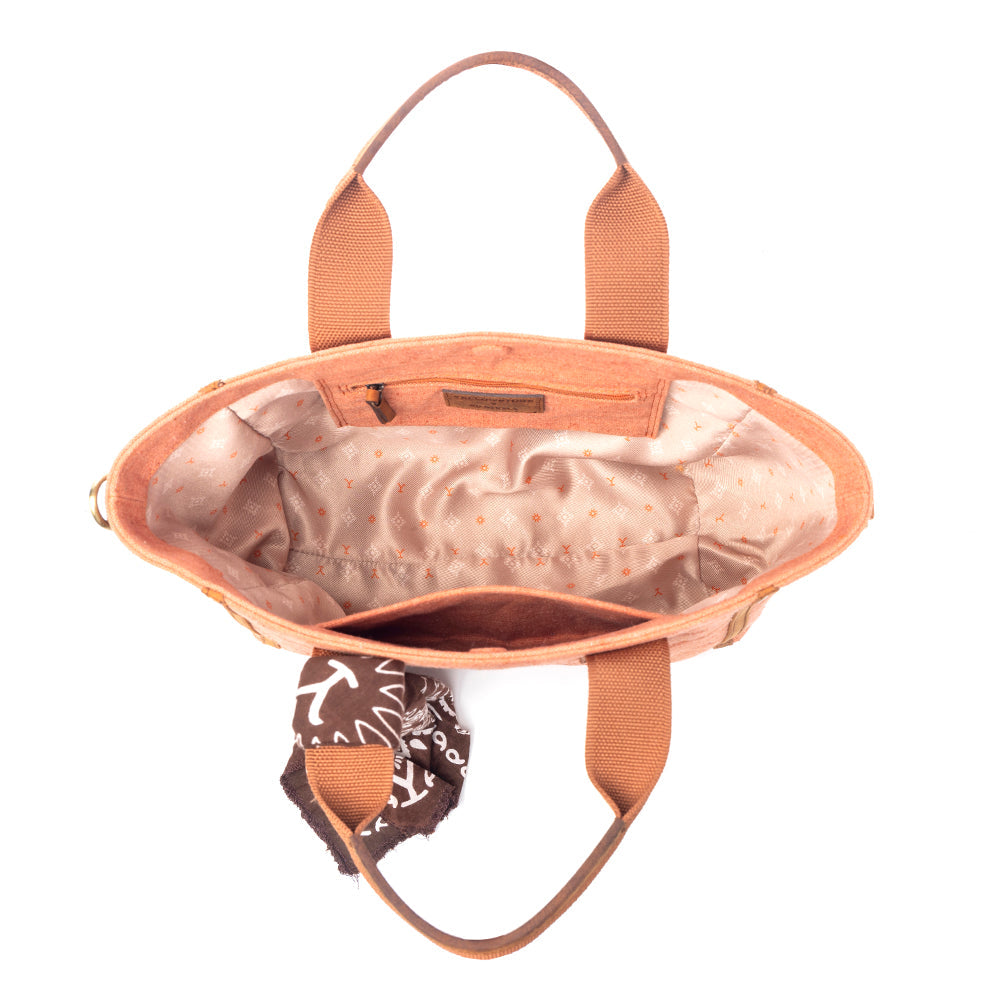 Sac bandoulière Yellowstone Echo Valley Amber avec foulard