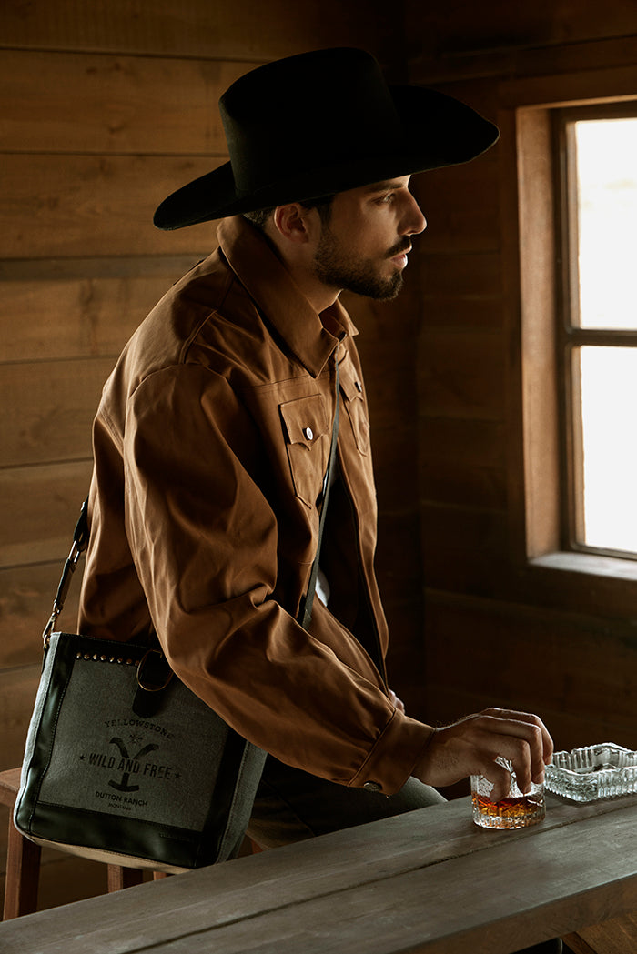 Sacoche Yellowstone Lone Star en cendres