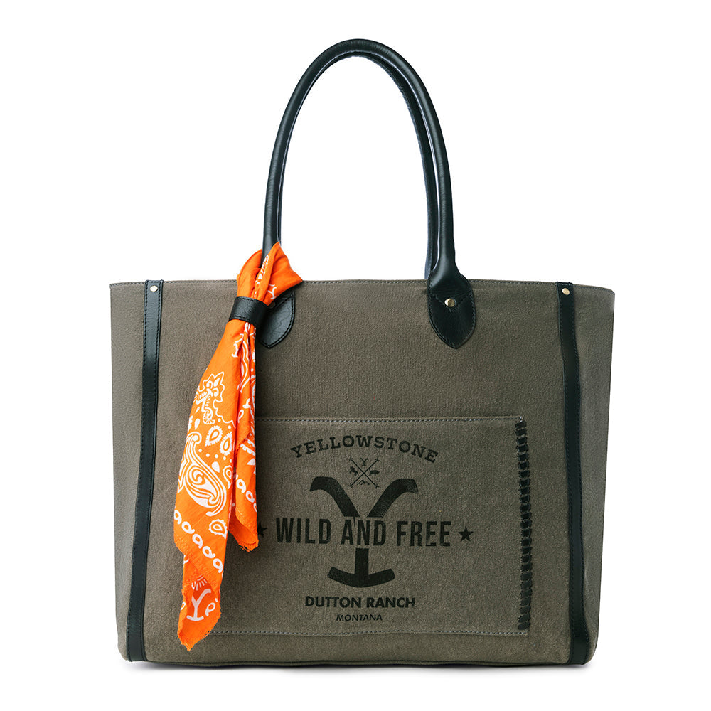 Sac de voyage Yellowstone Velorra Ash avec écharpe