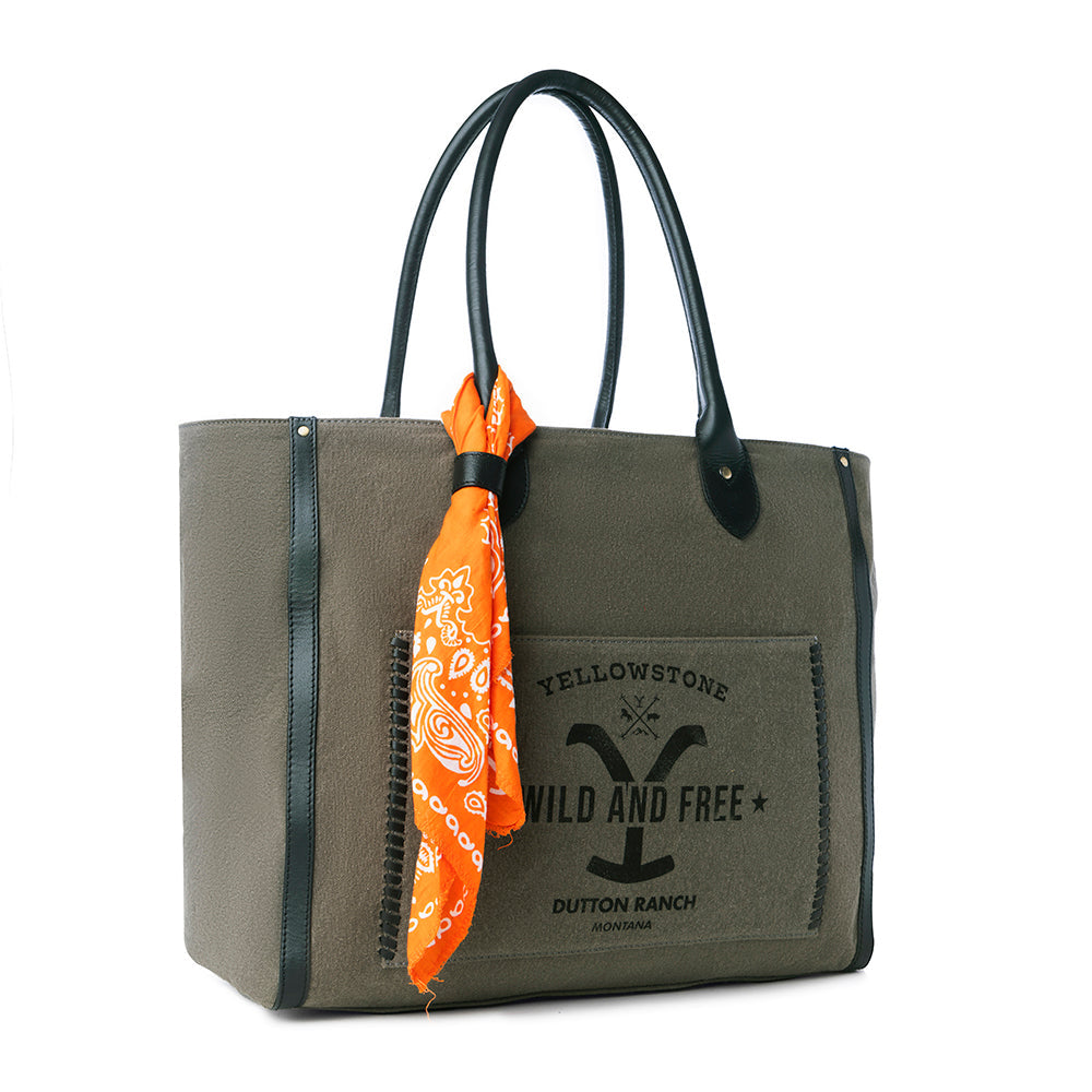 Sac de voyage Yellowstone Velorra Ash avec écharpe