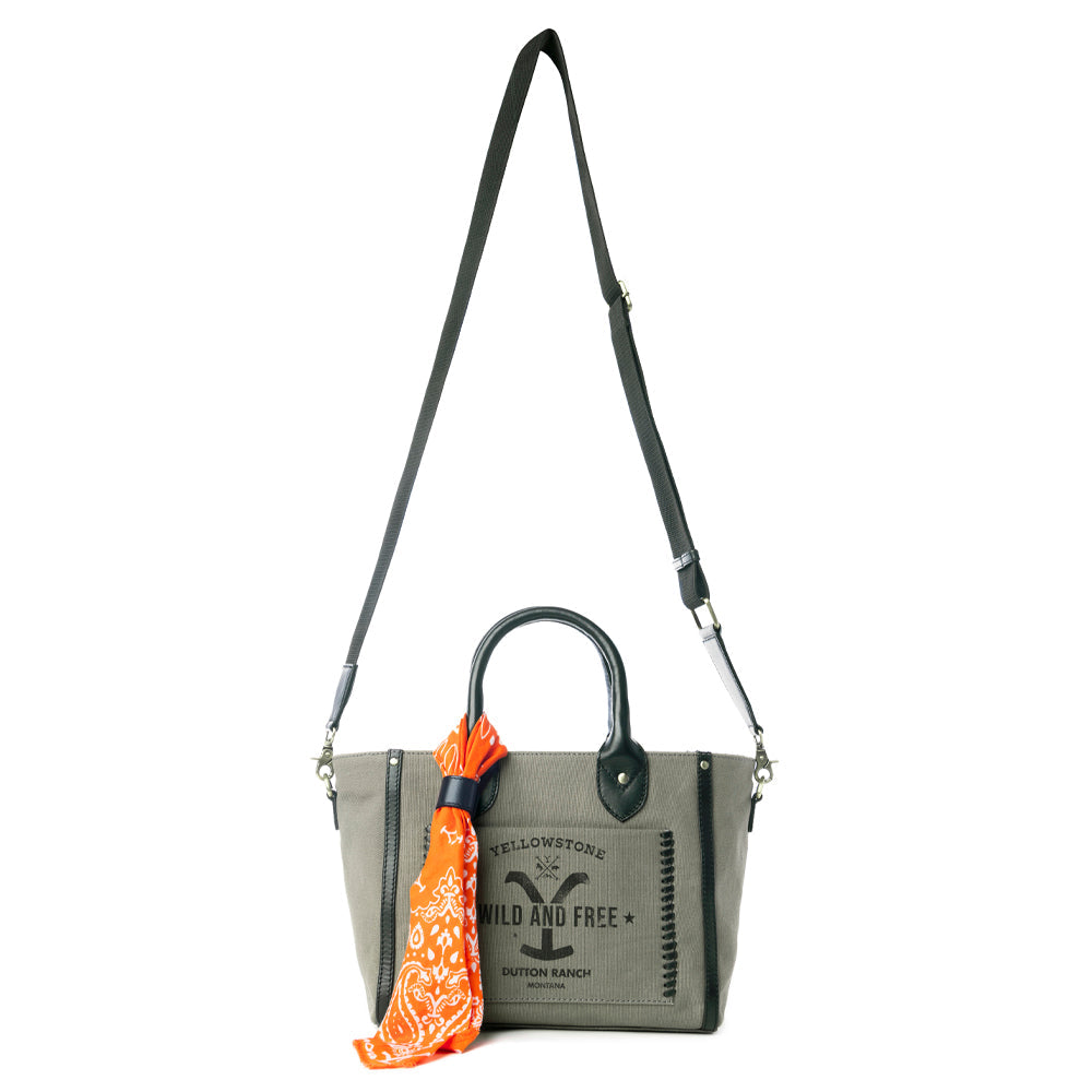 Sac bandoulière Yellowstone Montana Shadow Ash avec écharpe