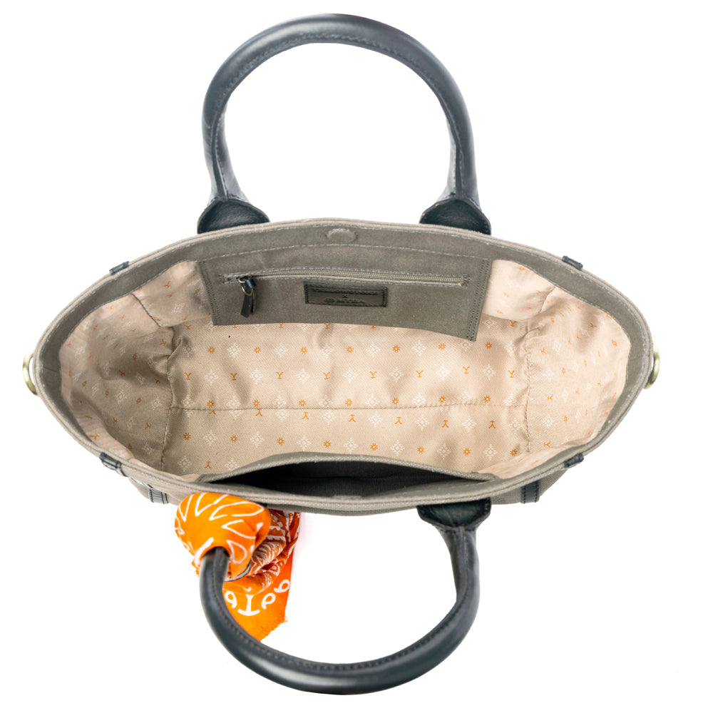 Sac bandoulière Yellowstone Montana Shadow Ash avec écharpe