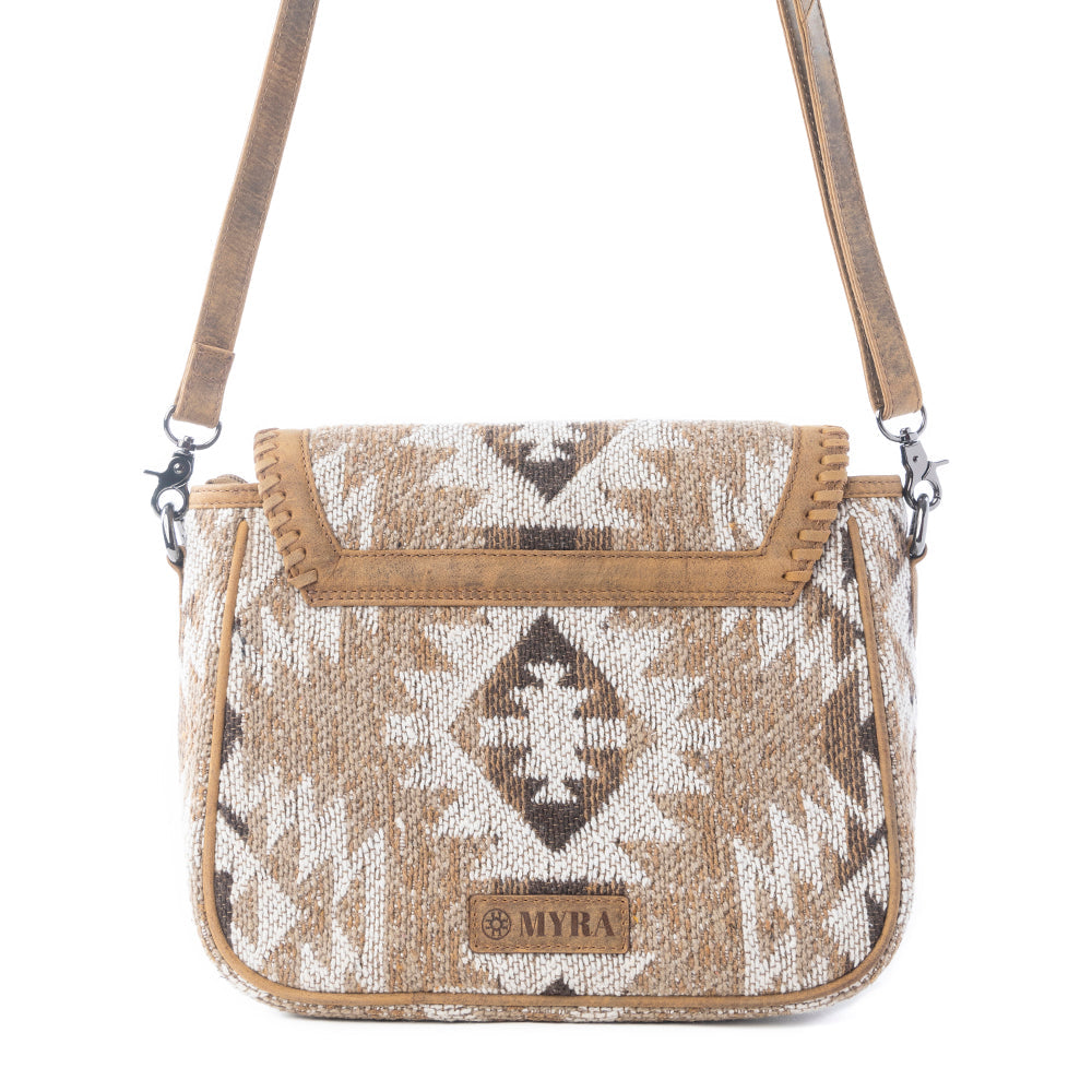 Sac porté épaule tissé Myra Rising Falcon couleur sable de prairie