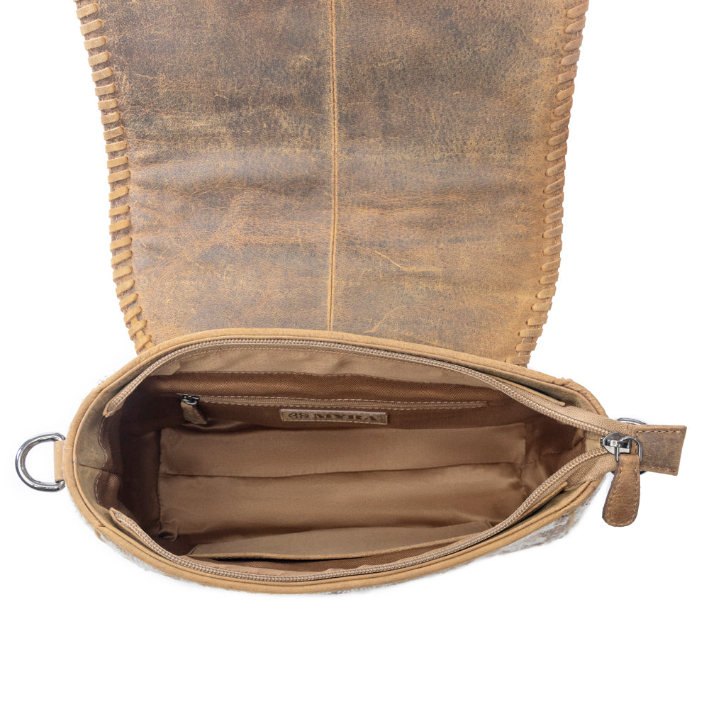 Sac porté épaule tissé Myra Rising Falcon couleur sable de prairie