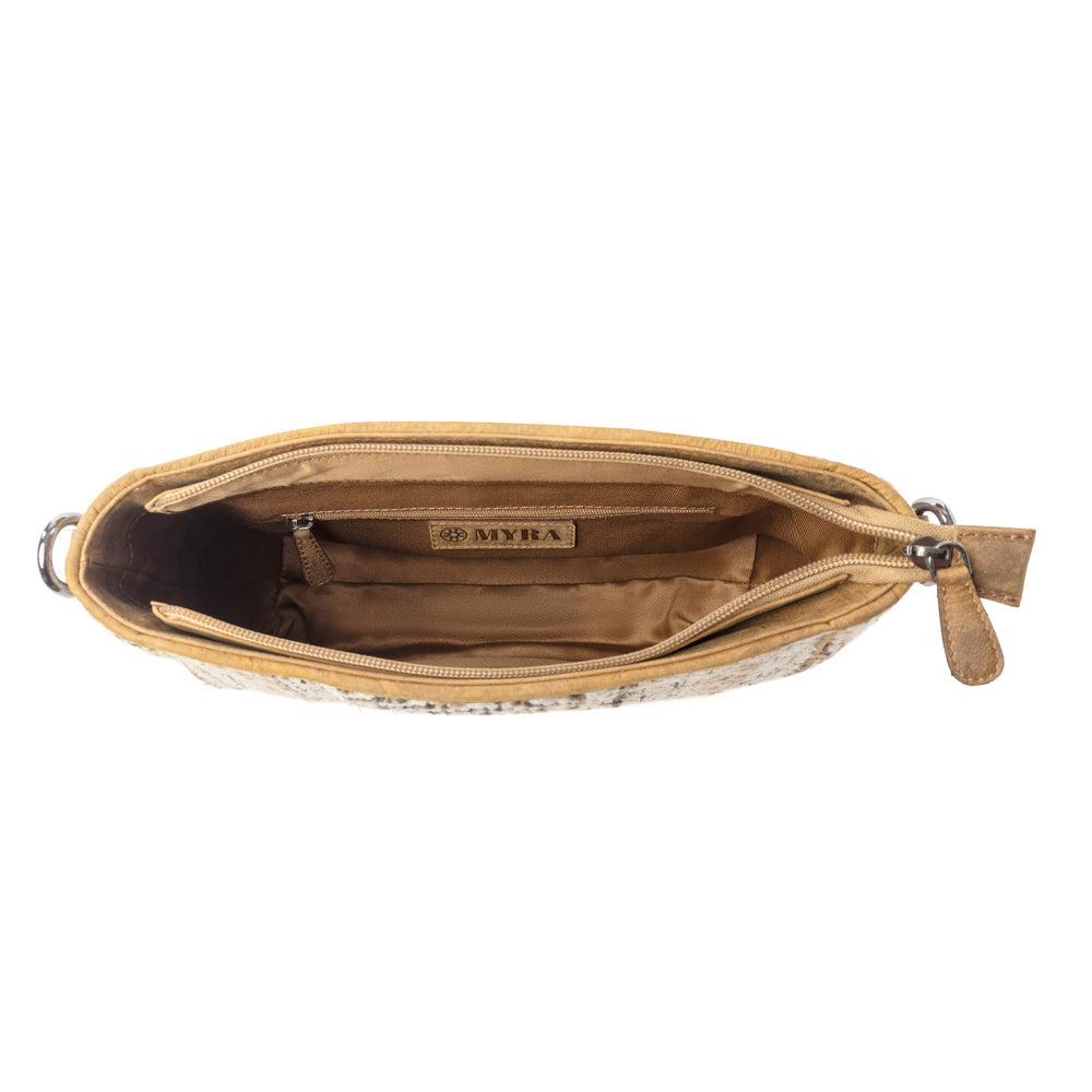 Sac à bandoulière tissé Myra Moonlace Range en Beige Mojave