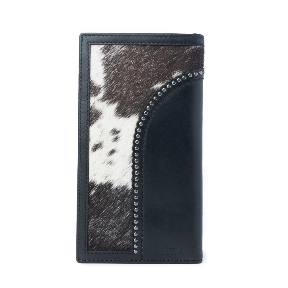 Portefeuille en cuir Myra Frontier Mark Hairon pour homme, noir Dusthorn