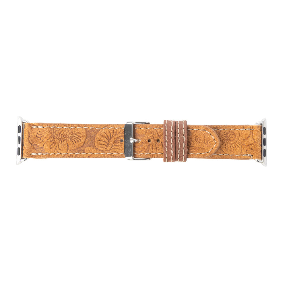 Bracelet de montre Saddleback Trail Watch en cuir marron