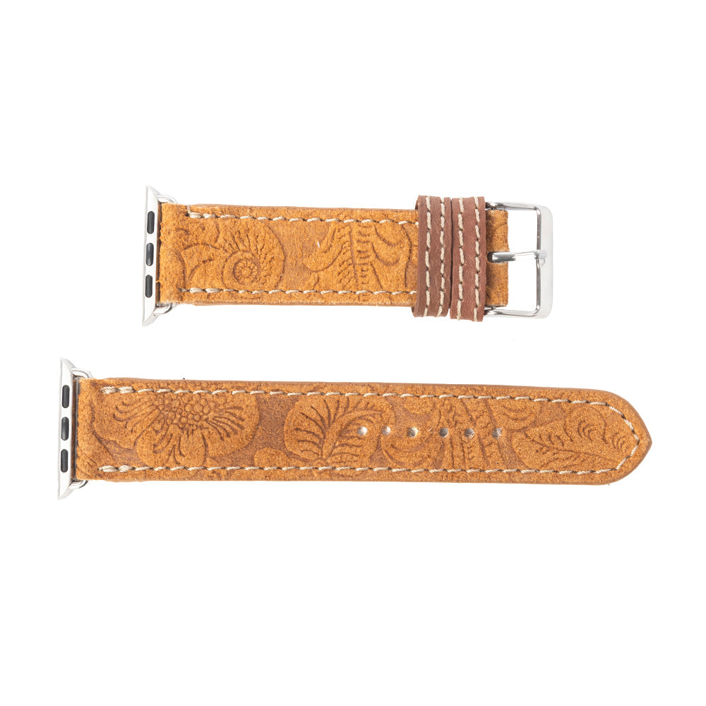 Bracelet de montre Saddleback Trail Watch en cuir marron