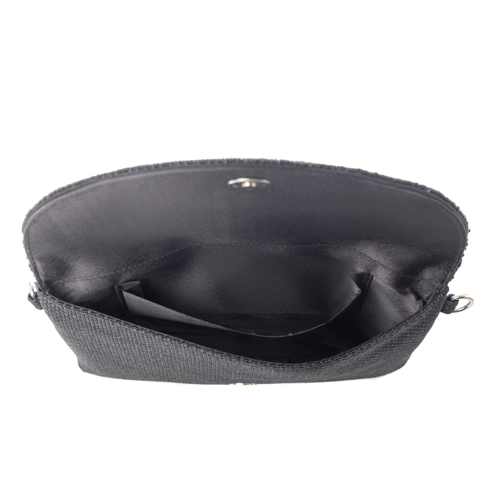Sac bandoulière Myra Sahara Sky en noir givré