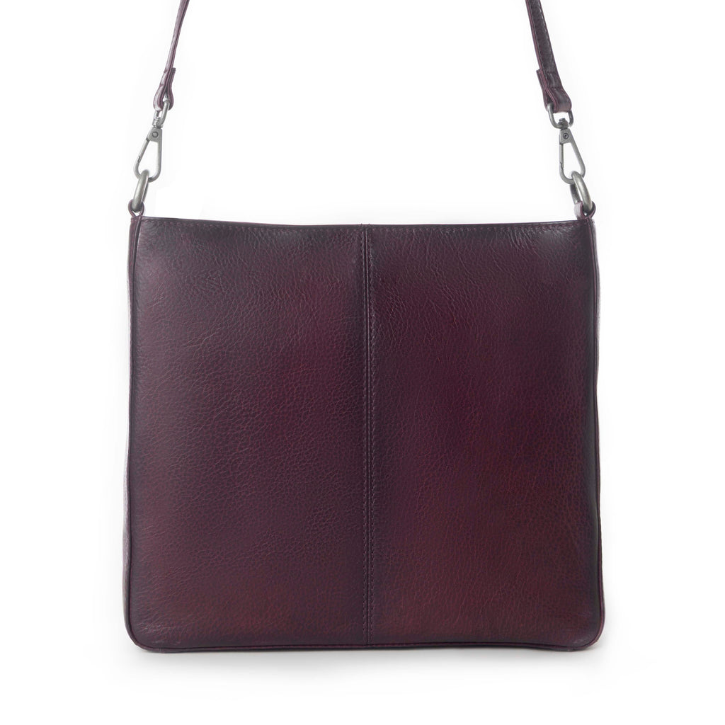 Sac à bandoulière en cuir végétal tanné Myra Zidana El Paso Twin en couleur marron Mesa