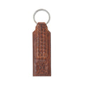 Myra Zidana Ardan Artistry Porte-clés en cuir tanné végétal Wild Ember