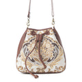 Sac seau Myra Old Soul en ivoire doré