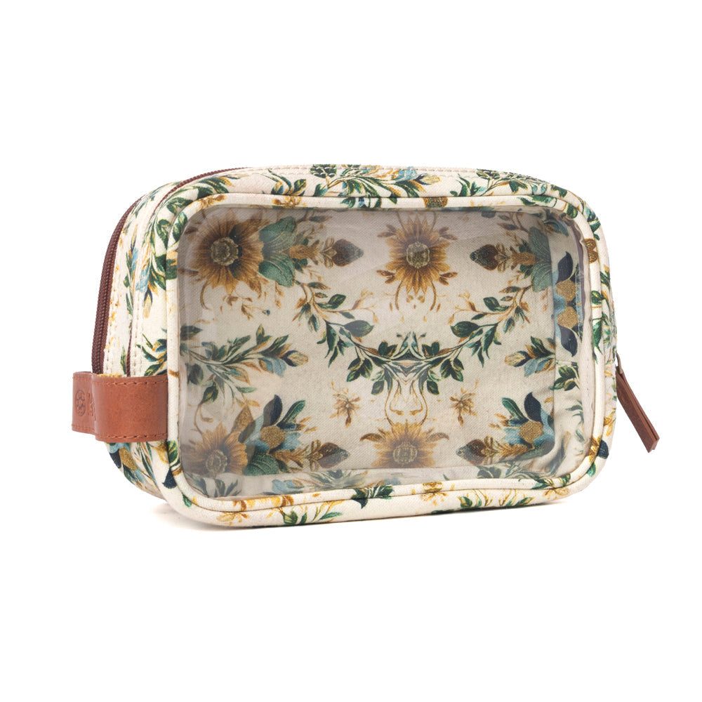 Trousse de rasage Myra Willow Grove en coton et plastique pour homme, coloris lin sauge