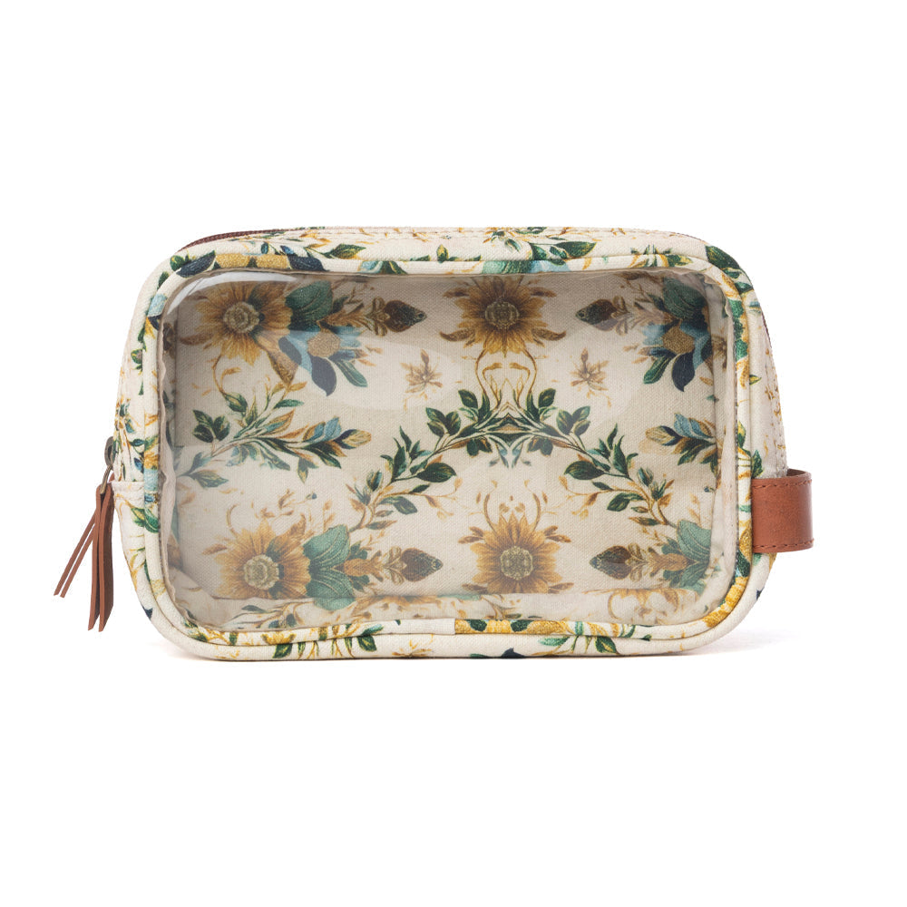 Trousse de rasage Myra Willow Grove en coton et plastique pour homme, coloris lin sauge