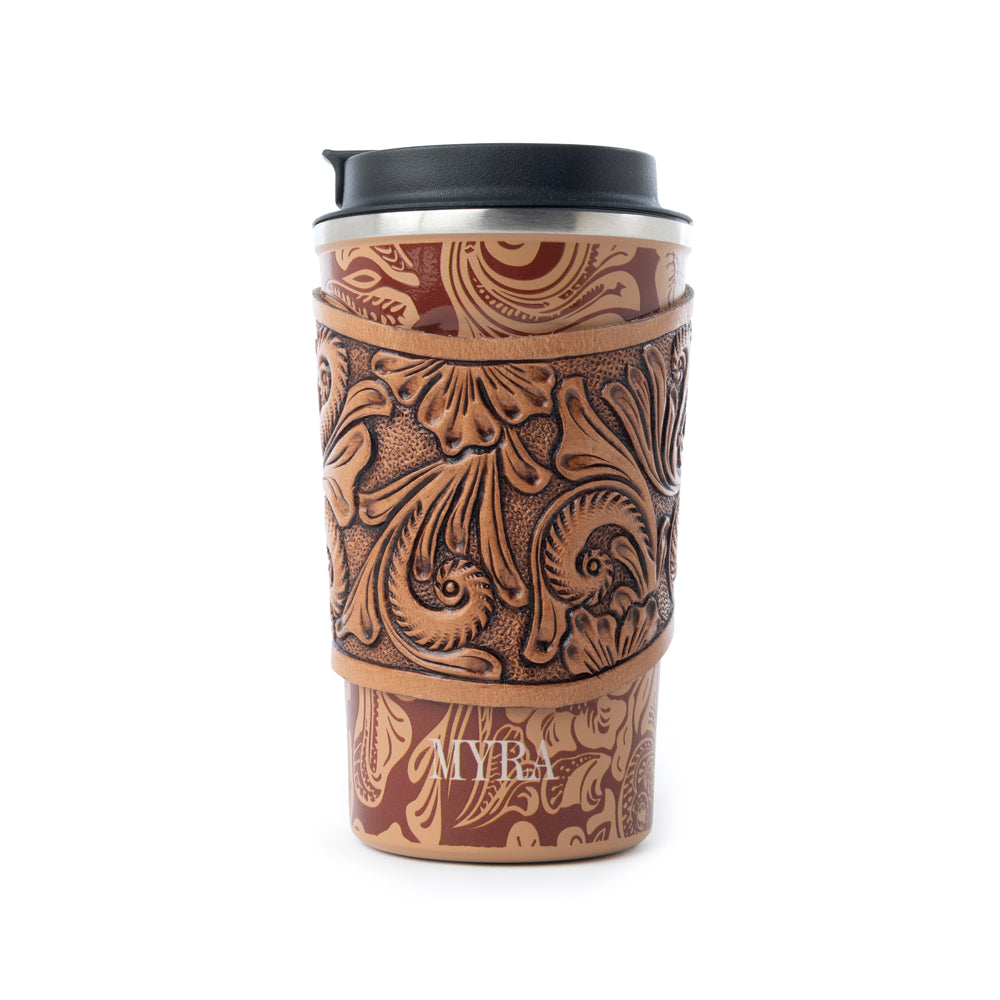Mug isotherme en acier inoxydable Western Trail Brew, coloris baroque marron