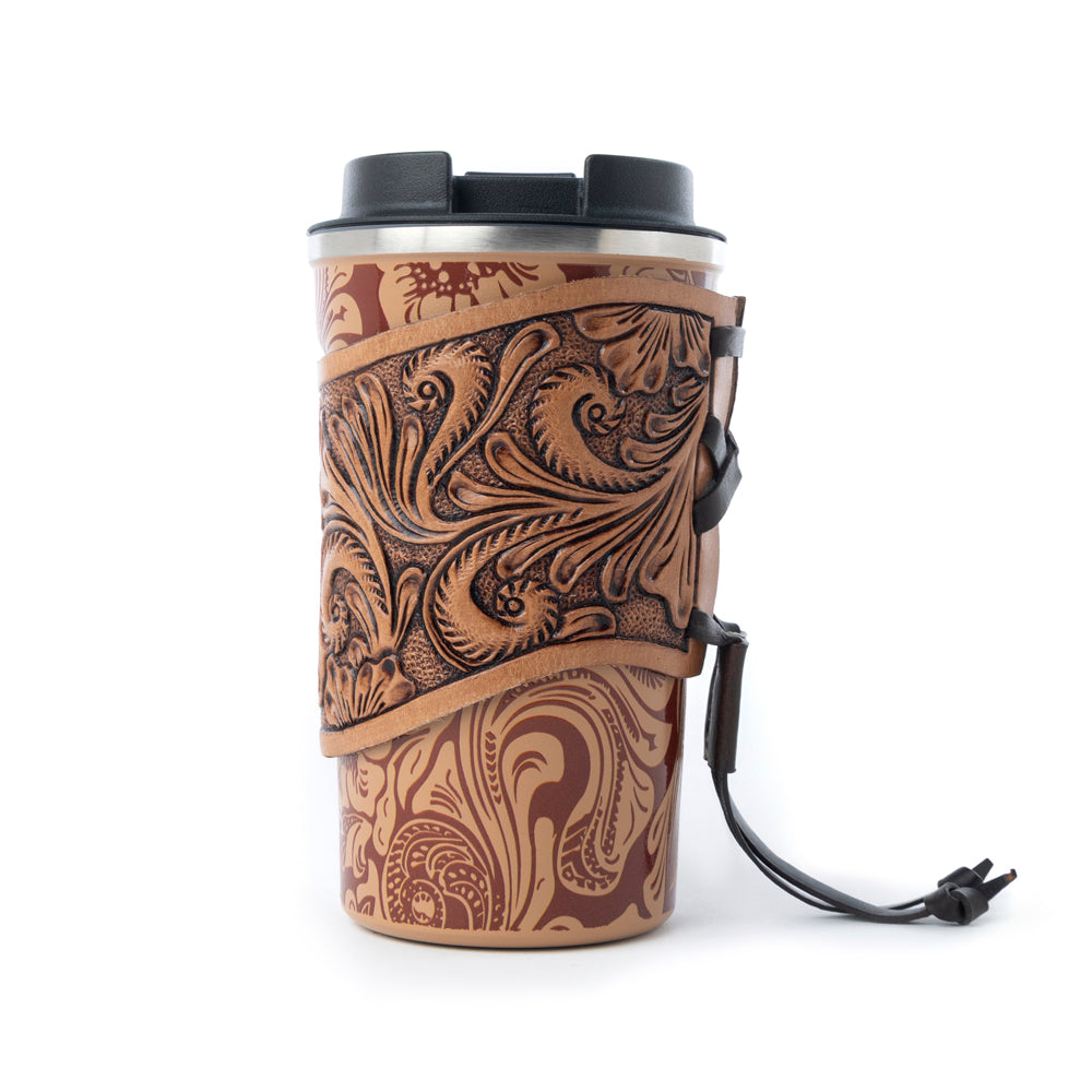 Mug isotherme en acier inoxydable Western Trail Brew, coloris baroque marron