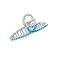 Pince à cheveux Myra Azure Arc en bleu céruléen