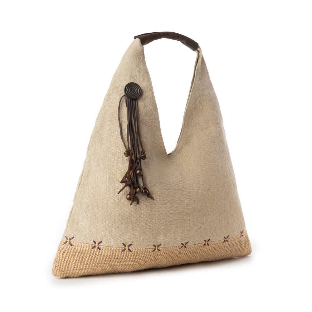 Sac à bandoulière souple Myra Sandmoor, coloris Espresso sablé