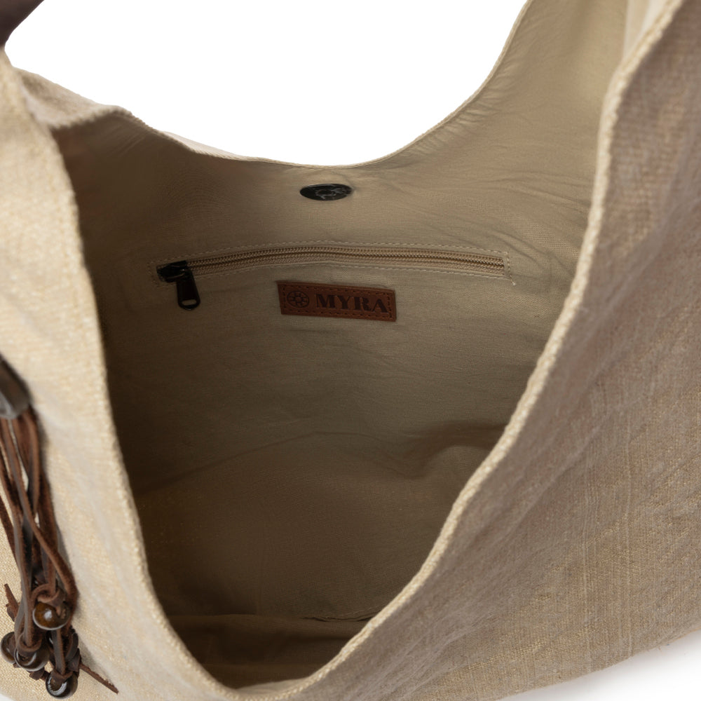 Sac à bandoulière souple Myra Sandmoor, coloris Espresso sablé