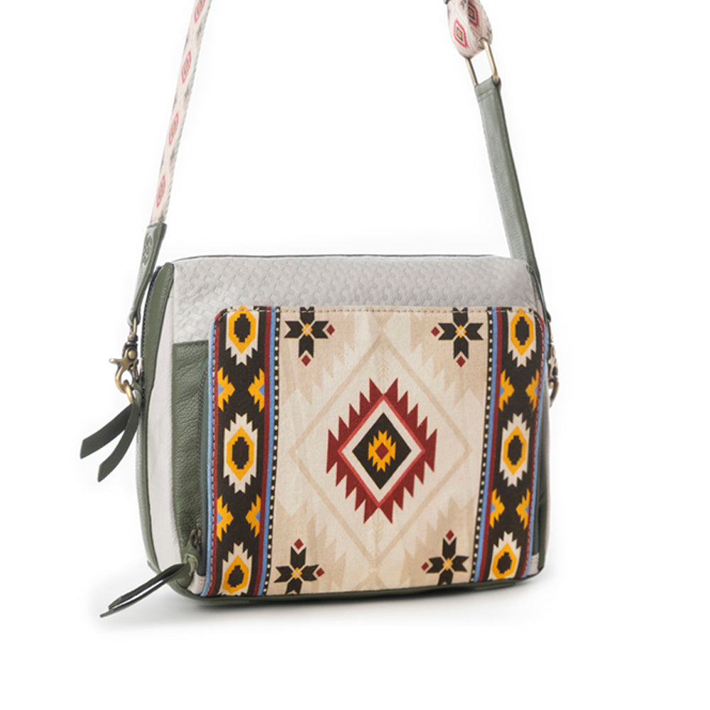 Sac bandoulière Myra Pueblo Sun en ivoire nomade