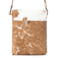 Petit sac porté croisé blanc et cacao