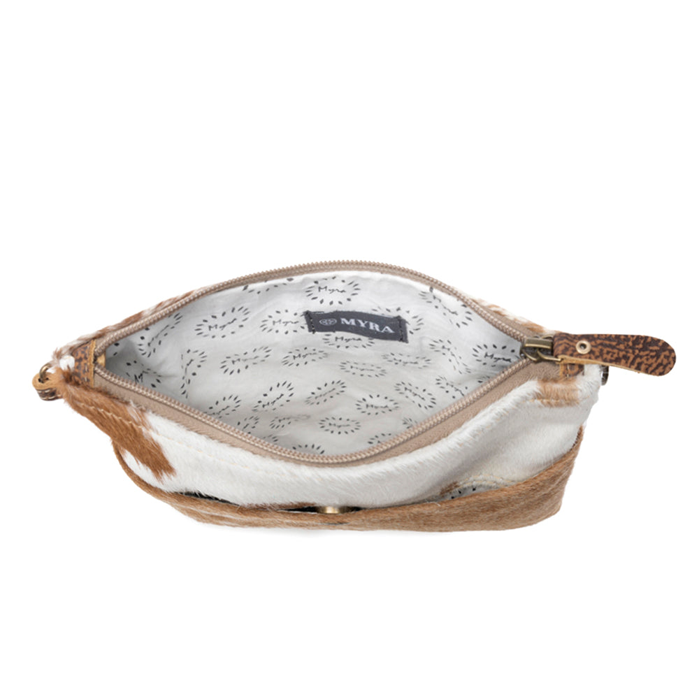 Petit sac porté croisé blanc et cacao