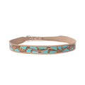 Ceinture de chapeau Myra Blue Mesa en cuir western