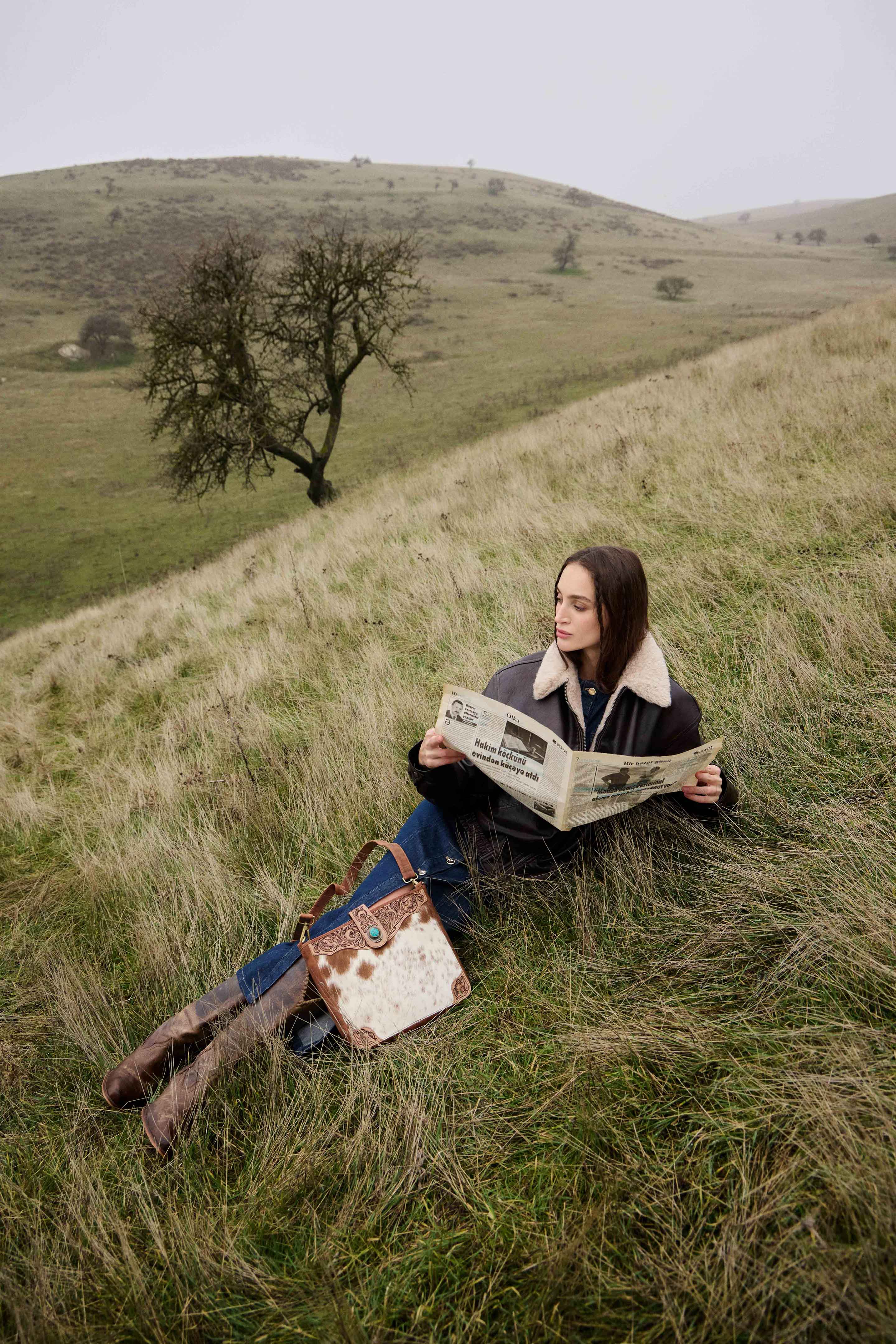 Sac Myra Maple Creek Fait Main Marron Sableracine