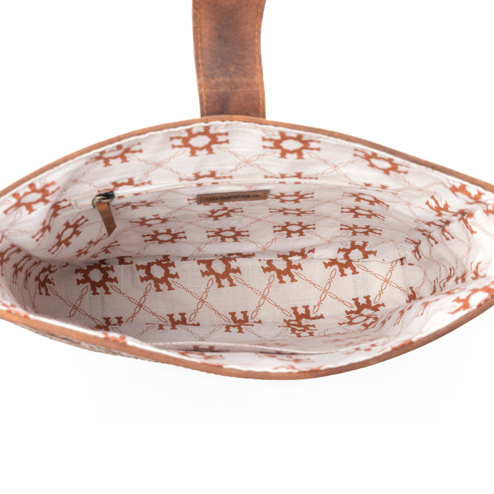 Sac Myra Maple Creek Fait Main Marron Sableracine