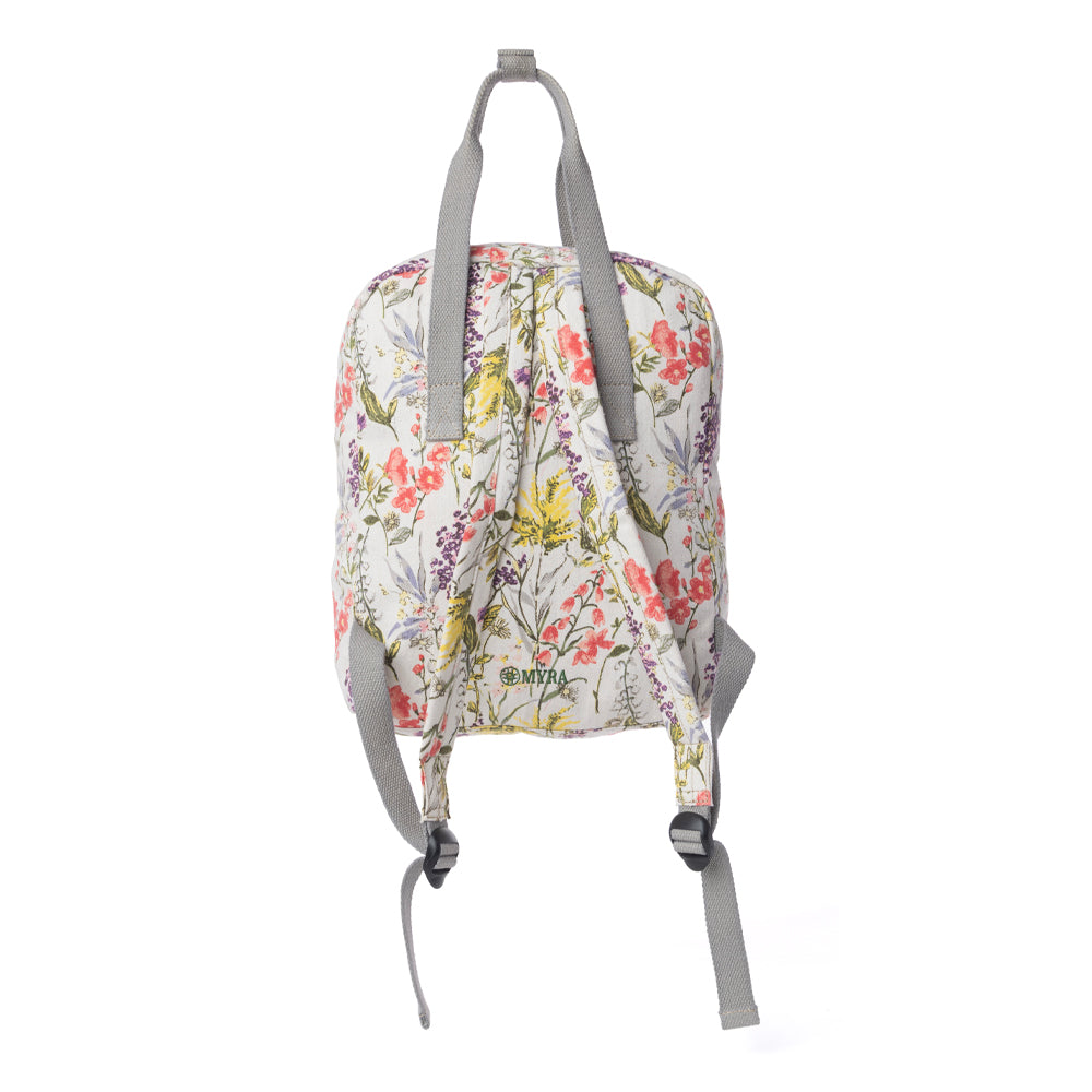 Sac bandoulière Myra Pine Meadow en coton et cuir, coloris Garden White
