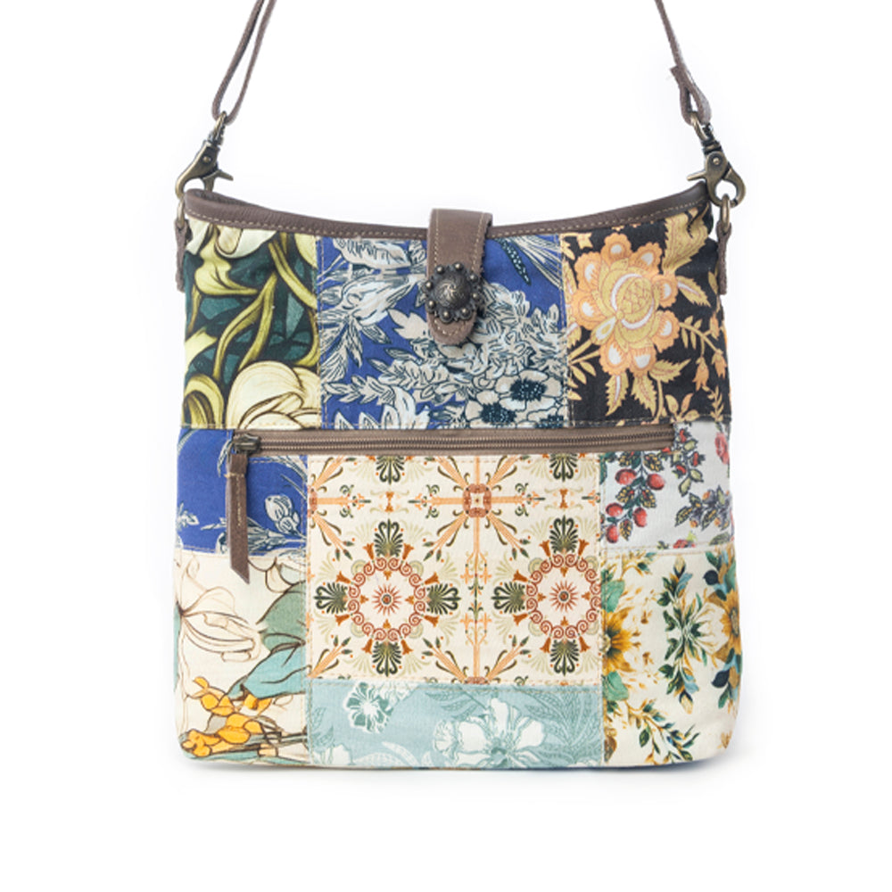 Sac bandoulière Myra Meadow Spur en patchwork Harvest