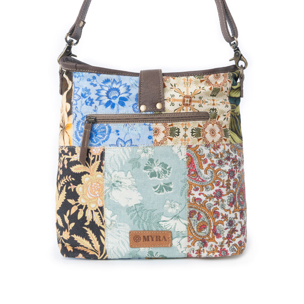 Sac bandoulière Myra Meadow Spur en patchwork Harvest