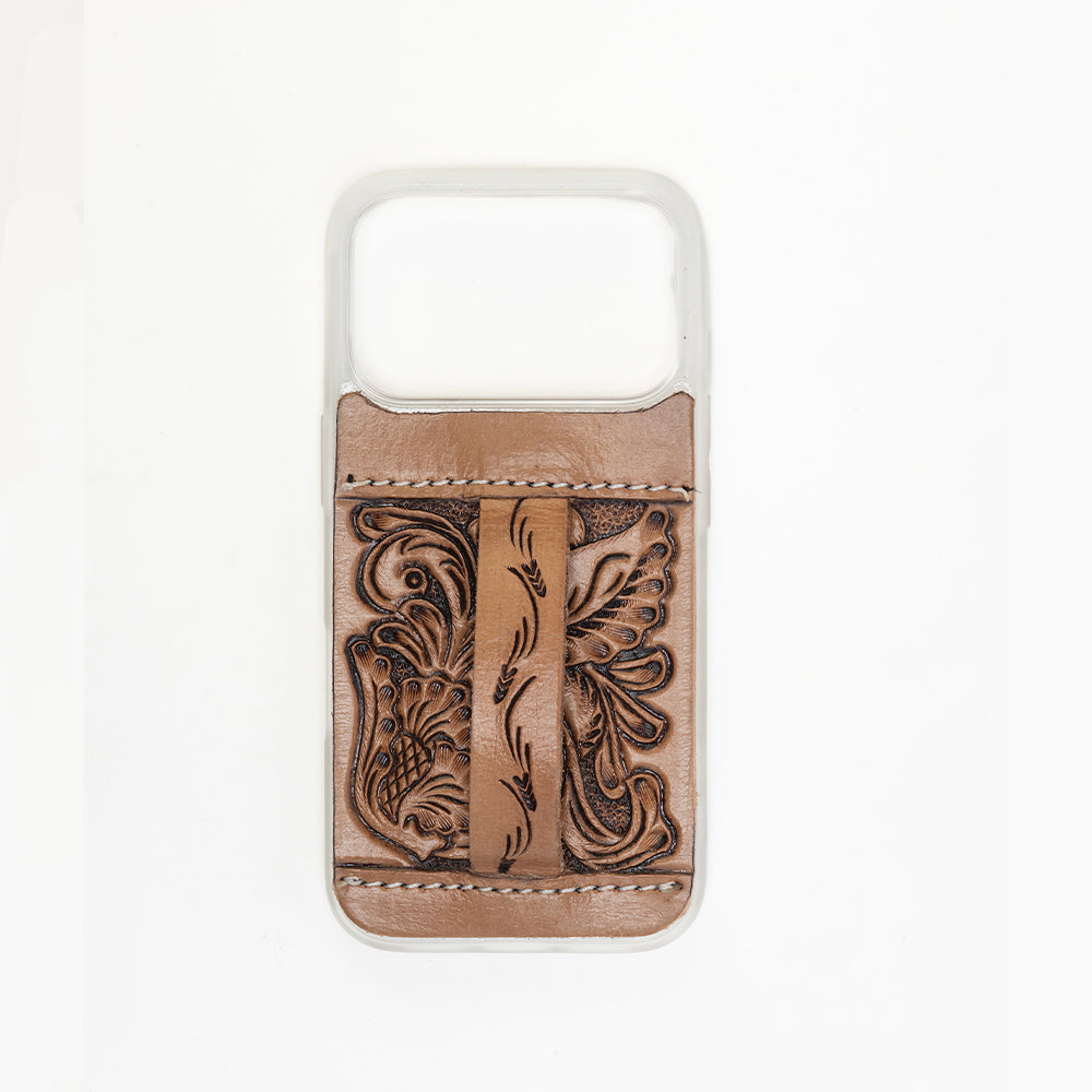 Étui de téléphone portable Myra Toolcrest Handtooled pour iPhone 17 Pro