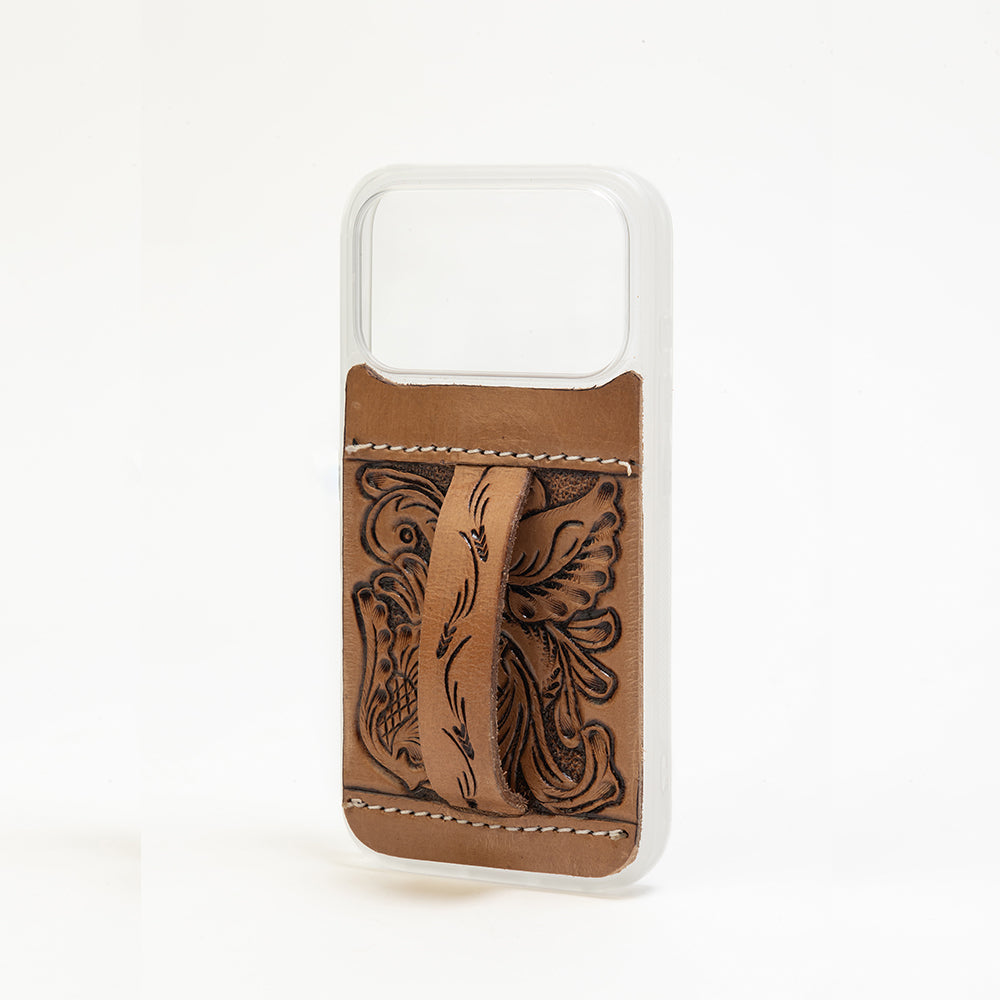 Étui de téléphone portable Myra Toolcrest Handtooled pour iPhone 17 Pro