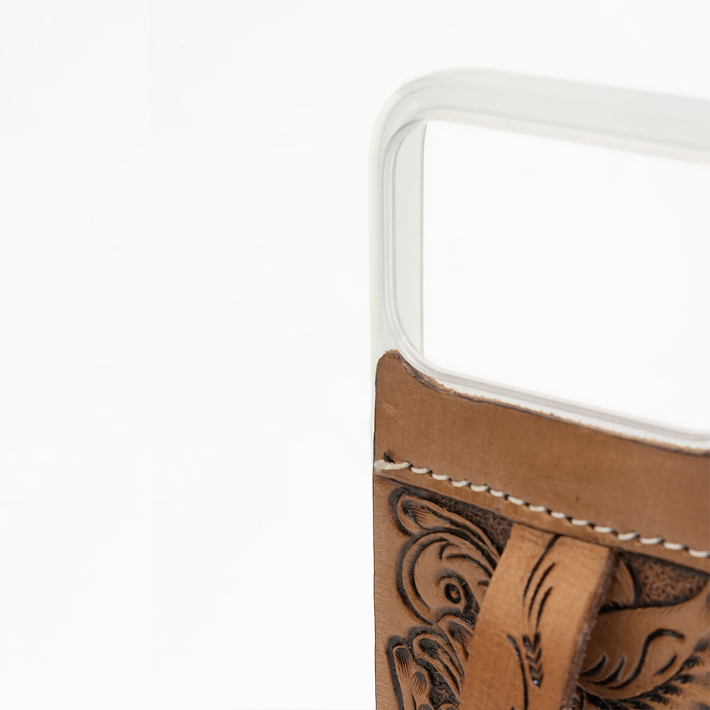 Étui de téléphone portable Myra Toolcrest Handtooled pour iPhone 17 Pro