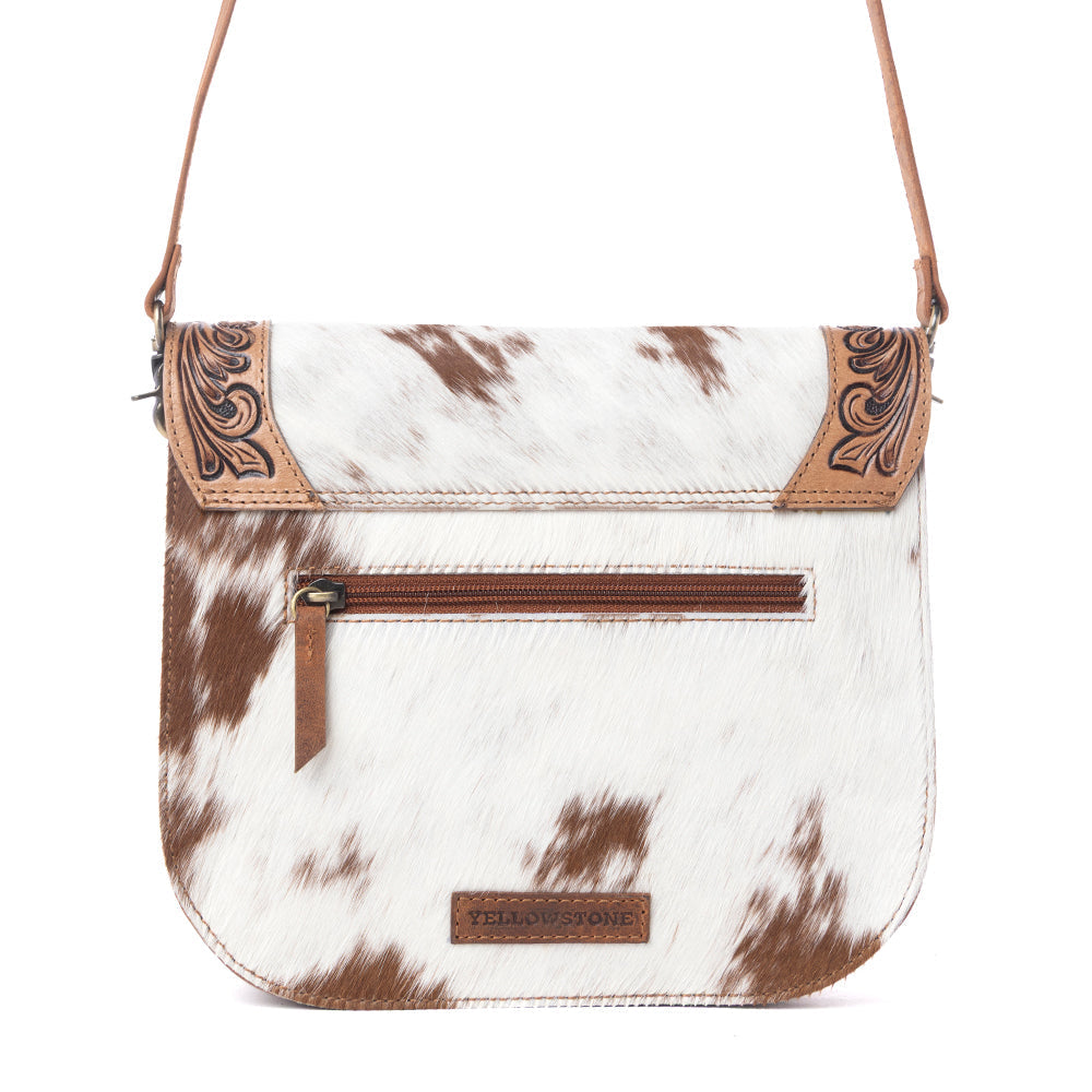 Sac Myra Yellowstone Frontier Ridge ciselé main, coloris avoine moka