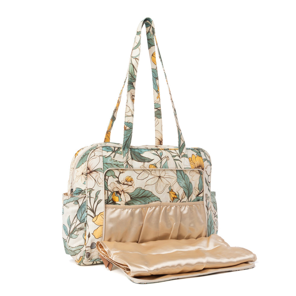 Sac à langer Myra Sunnyfield en coton Ocre Fougère