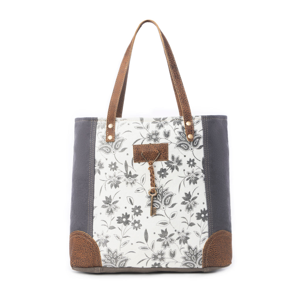 Sac fourre-tout à motif abstrait