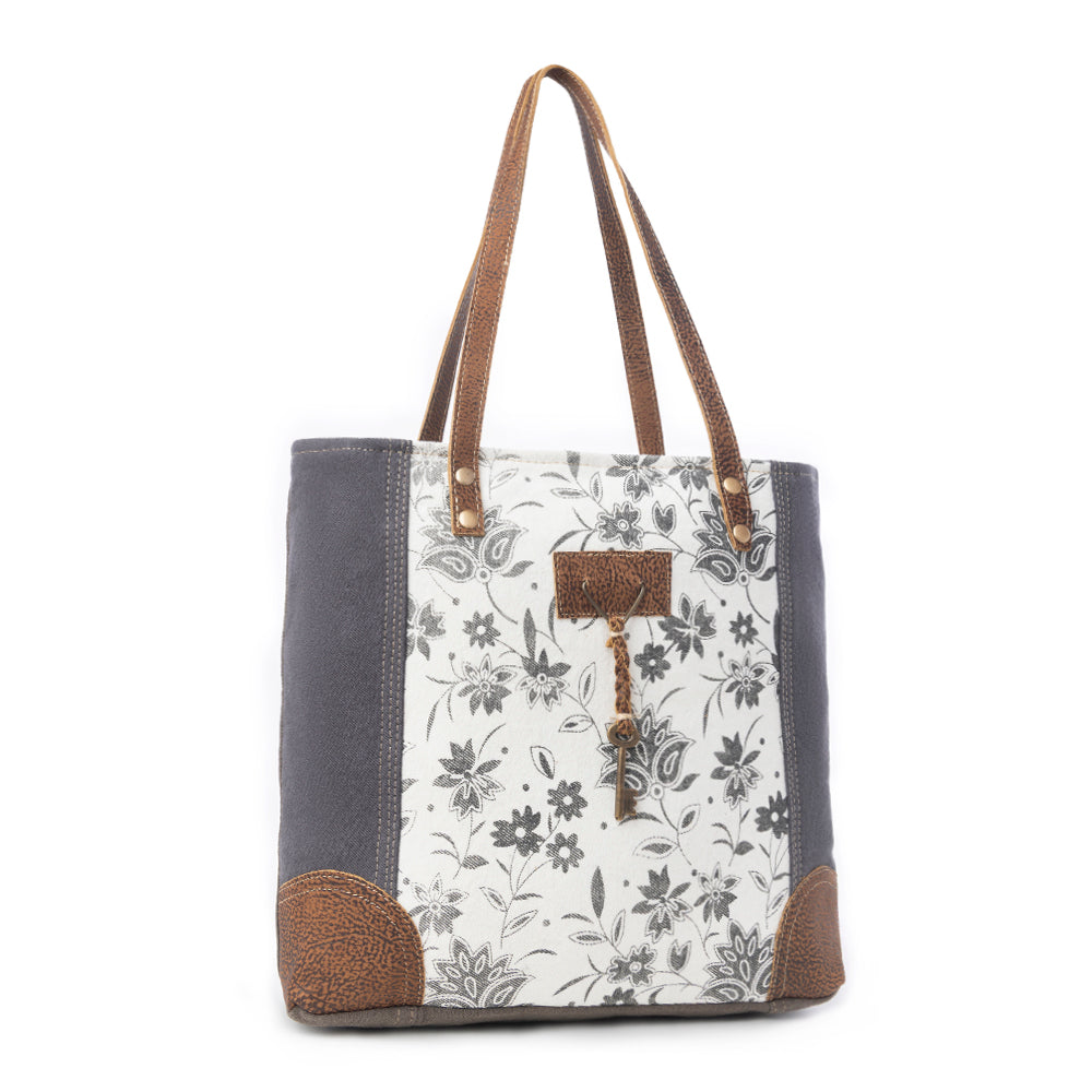 Sac fourre-tout à motif abstrait