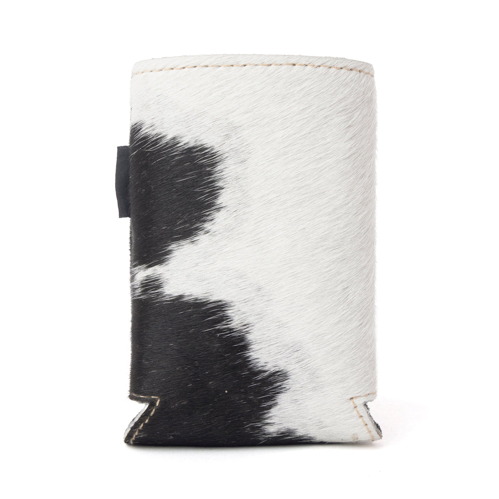 Porte-canette en cuir chevelu Myra Birch Valley en ardoise ivoire