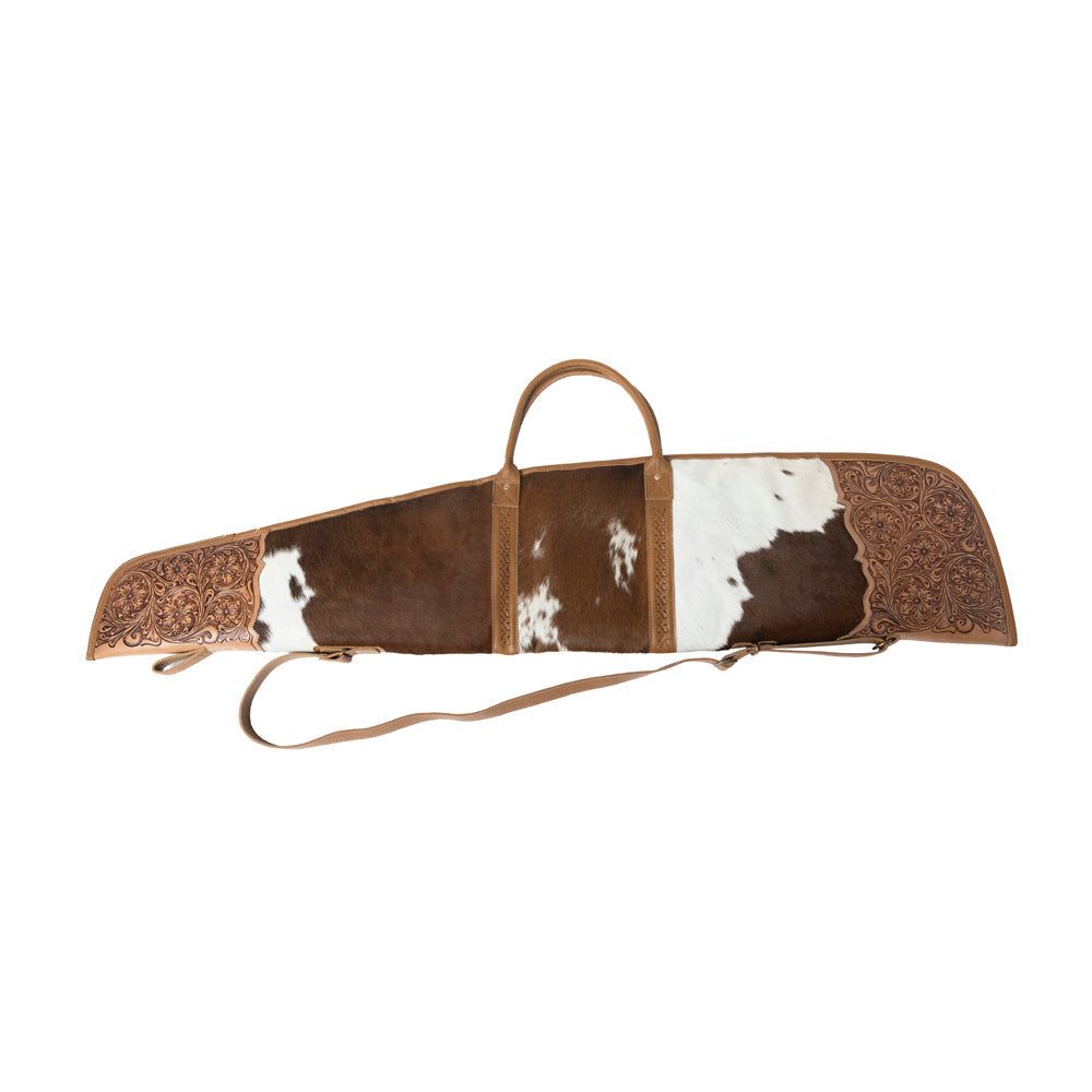 Étui à pistolet en cuir Hairon Myra Redstone Divide, fait main, marron moka